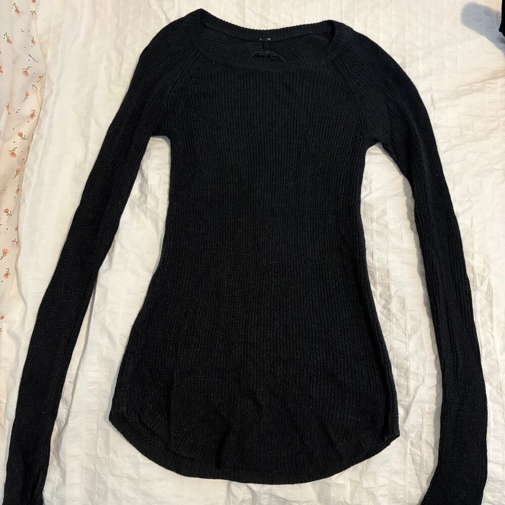 Lululemon cable knit sweater